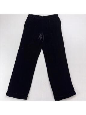 80s Velour Pants Size 33x31 in Black